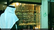 A man browsing jewelry in Hawija, Kirkuk