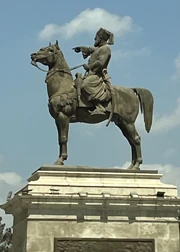 A statue of Ibrahim Pasha