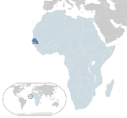 Location of Senegal