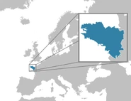 Location of Brittany