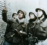 Hitler Youth company in the Volkssturm defending a town in Pomerania against Soviets