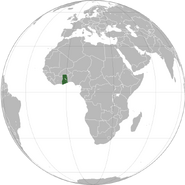 Location of Ghana