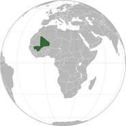 Location of Mali