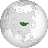 Location of Mongolia.