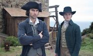 Ross and Francis Poldark at Wheal Leisure