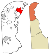 Location of Wilmington