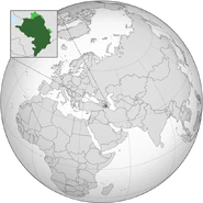 Location of Artsakh
