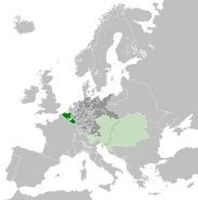 Location of the Austrian Netherlands