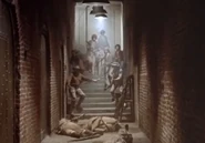 The rebels storming the cellar