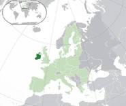 Location of Ireland