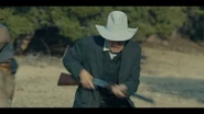 Jacob Dutton with a Winchester rifle during an ambush.
