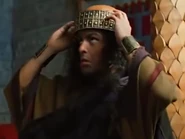 Absalom crowning himself