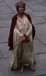 Jesus wearing the crown of thorns