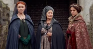 L to R: Elizabeth Woodville, Cecily Neville, Duchess of York and Anne Neville