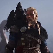 Eivor with his raven