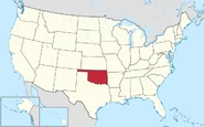 Location of Oklahoma