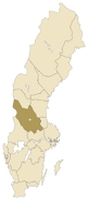 Location of Dalarna