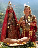 Roxana at her wedding to Alexander the Great