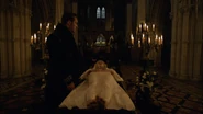 Seymour lying in state at her funeral