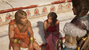 Thespis giving Kassandra her lines