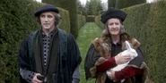 (L to R) Thomas Cromwell and Thomas More