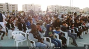 A propaganda rally in Sirte, 