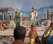 Pericles debating with Cleon at the Pnyx, 431 BC