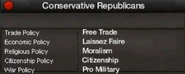 Conservative Republicans (132 KB) Conservative faction views