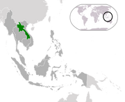 Laos location