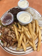 Iraqi shawarma.jpg (2.81 MB) Chicken, beef, and lamb shawarma from an Iraqi restaurant, Shawarma Bistro, in Virginia