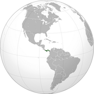 Location of Panama