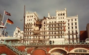The damage from the bombing