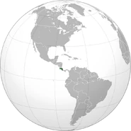 Location of Costa Rica
