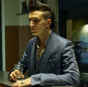 Spadino drinking before his wedding