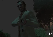 Bellic with an AK-47