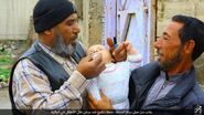 ISIS giving vaccinations to babies at the hospital in the Tigris region.