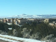 Several pueblos in rural New Mexico