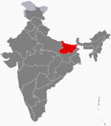 Location of Bihar