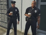 Two LAPD officers.