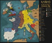 Western Europe after the Treaty of Verdun in 843