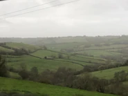 The countryside of the West Country in 2020