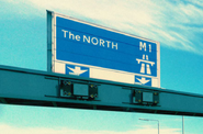 The North.png (631 KB) A sign for "The North" motorway