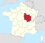 Location of Burgundy