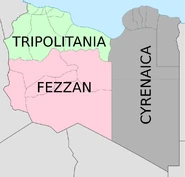Location of Cyrenaica.