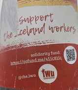 An IWU poster in Dublin, 2023