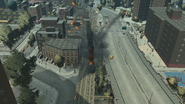 The explosion of the train in Harlem