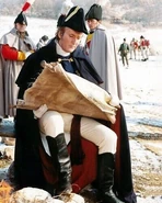 Wellington reads over maps from the Ordnance Survey