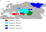 The varieties of Turkic peoples