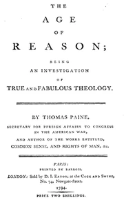 The Age of Reason pamphlet