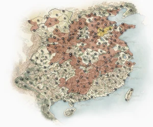 190 - Huang Shao (Yellow), Enemies (Red)